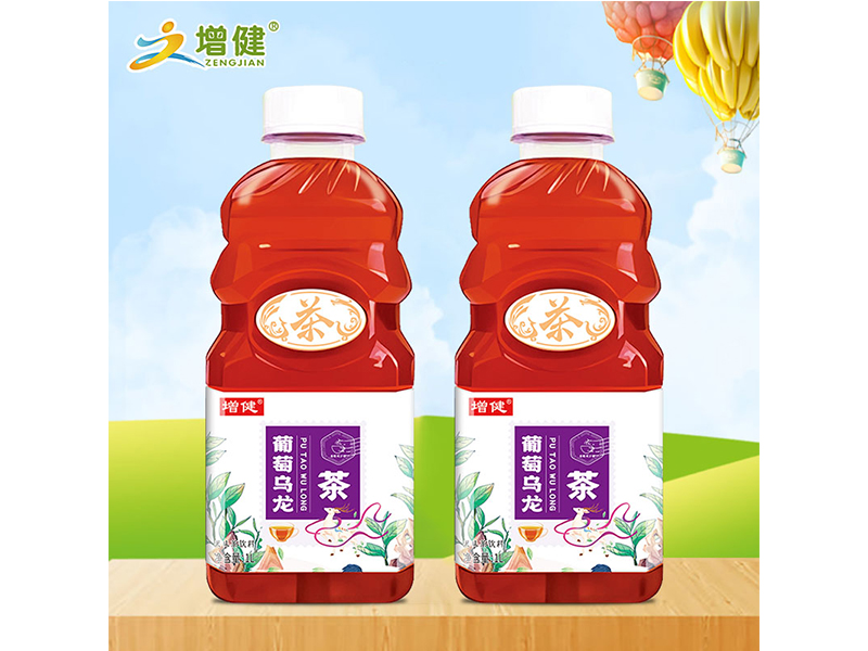 增健葡萄乌龙茶果味茶饮料1L