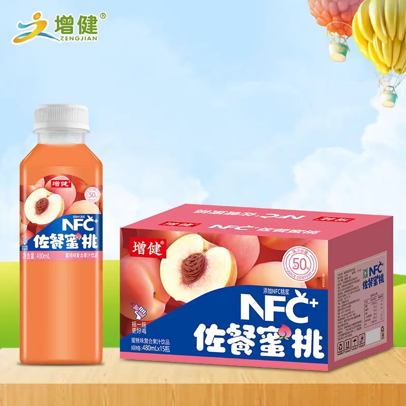 NFC佐餐果汁蜜桃味480mlx15