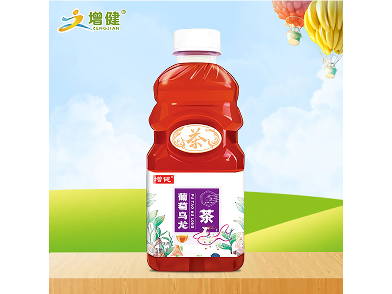 增健葡萄乌龙茶果味茶饮料1L